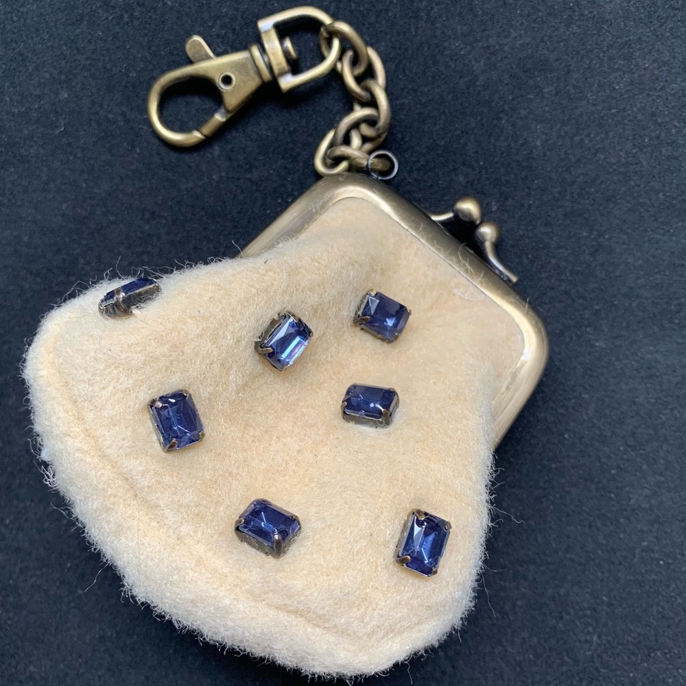 Adorable Coin Purse with Rhinestones